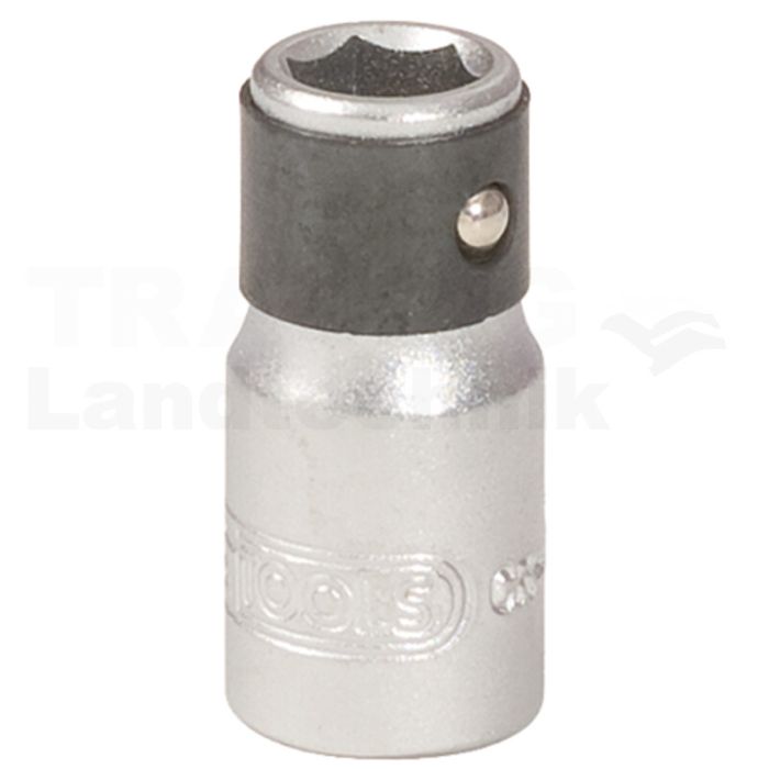 1/4" Bit-Adapter Stecknuss m. Spannring