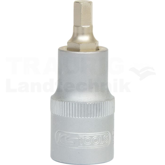 1/2" Bit-Stecknuss Innensechskant, kurz, 13 mm
