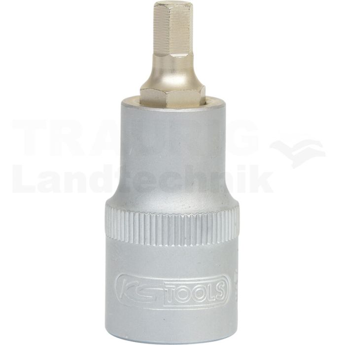 1/2" Bit-Stecknuss Innensechskant, kurz, 3/4"