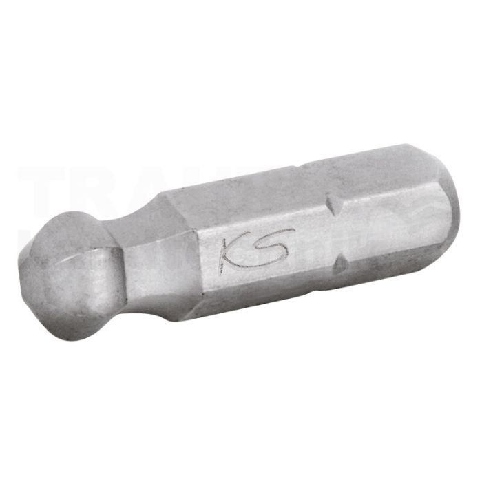 1/4" Bit Innensechskant, 25mm, Kugelkopf, 2mm 1/4" Bit Innensechskant, 25mm, Kugelkopf, 2mm