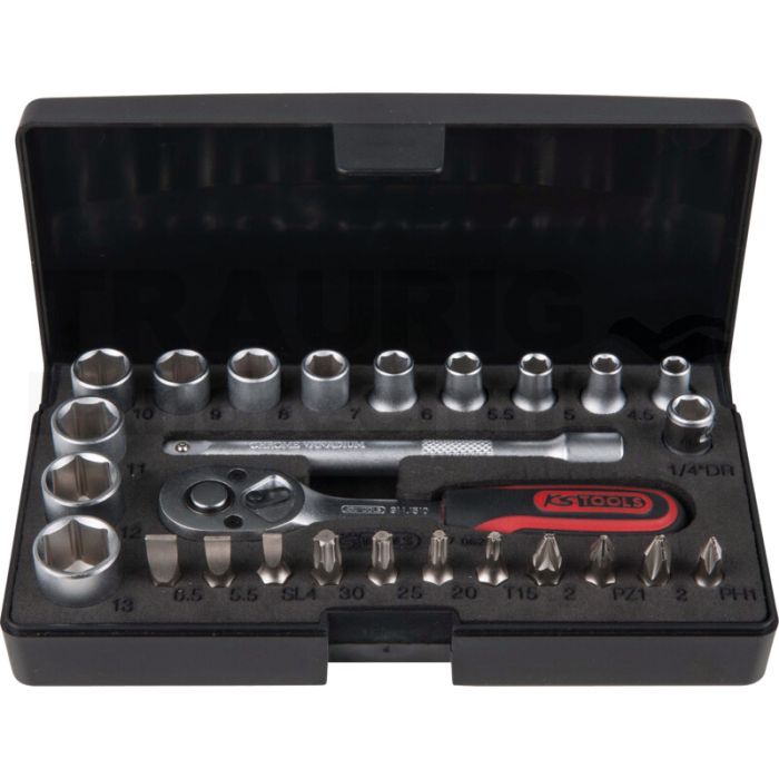 1/4" Steckschlüssel-Satz,26tlg