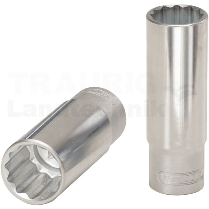 1/2" 12-kant-Stecknuss, lang, 10mm
