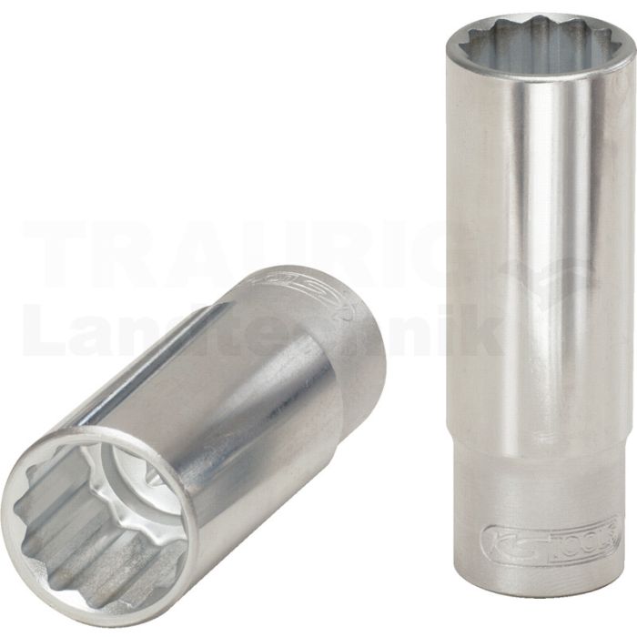 1/2" 12-kant-Stecknuss, lang, 15/16"