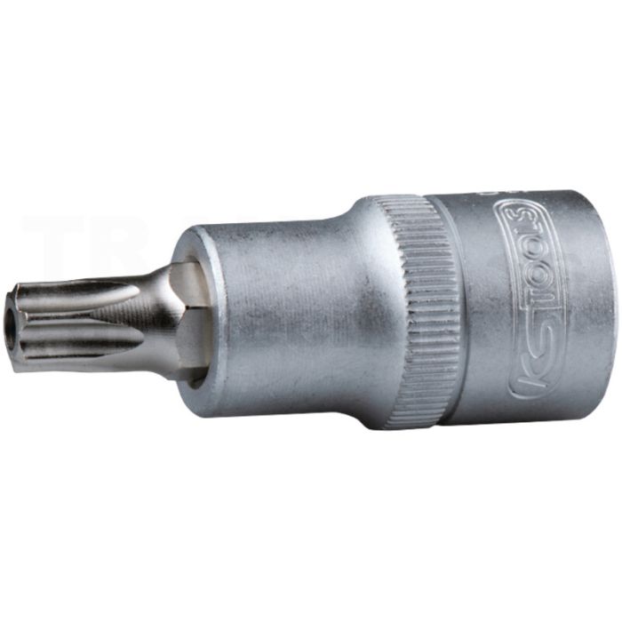 1/ 2" Bit Stecknuss TX m. Bohrung, TB10