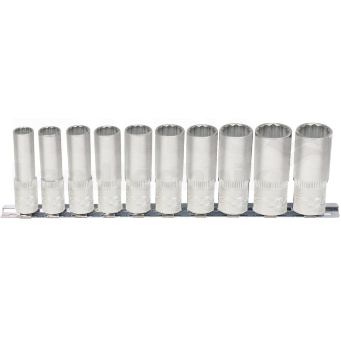 1/2" 12kant Stecknuss Satz, lg