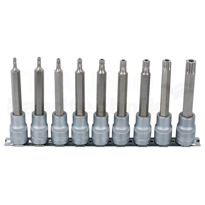 1/2" Bit Stecknuss Satz T x m. Bohrung
