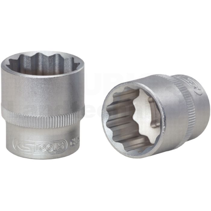3/8" 12-kant-Stecknuss, 1/4" 3/8" 12-kant-Stecknuss, 1/4"