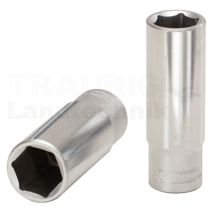 3/8" SK-Stecknuss, lang, 16mm 63mm lang