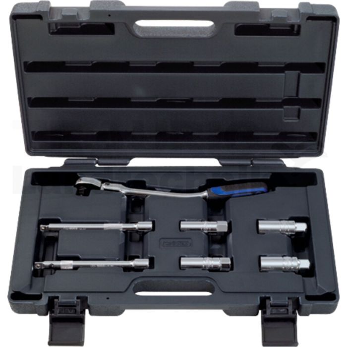 3/8" CHROME+Zündkerzen-Service Satz