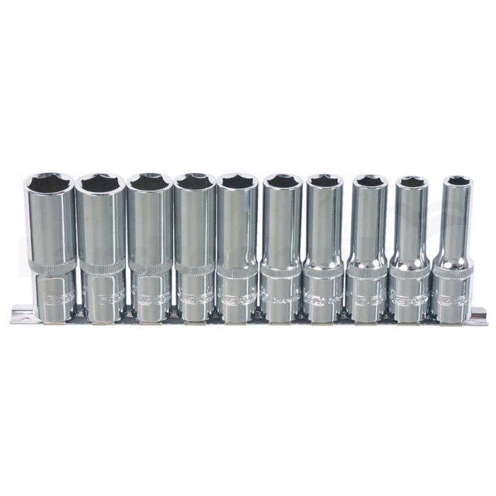 1/4" CHROME+SK-Stecknuss Satz, lg