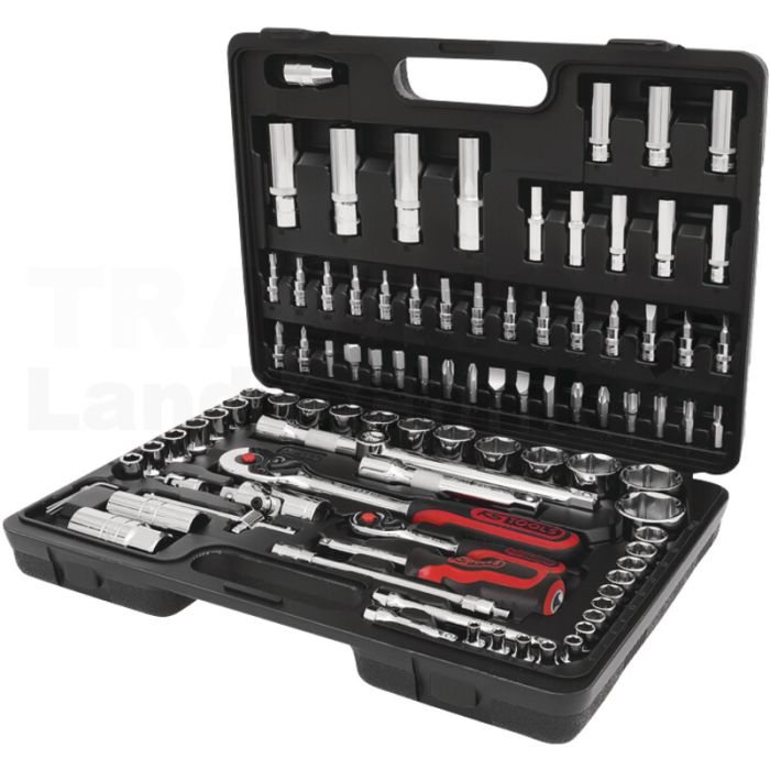 1/4" + 1/2" CHROMEplus Steckschlüssel-Satz, 96-tlg