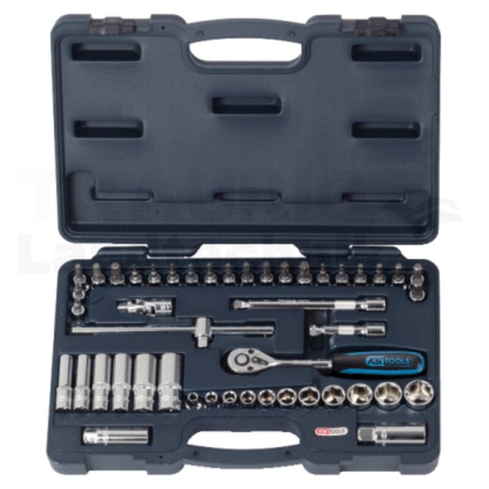 3/8' CHROME+Steckschluessel Satz, 46-tlg