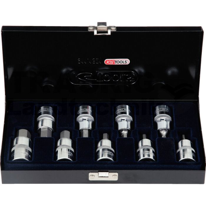 1/2" CHROME+Bit Stecknuss Satz InnenSK