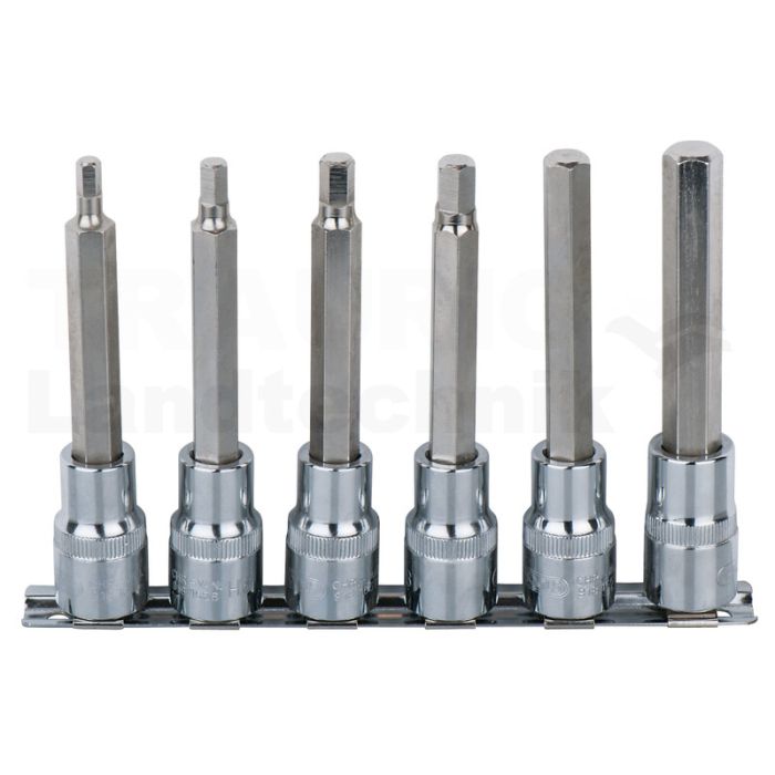 1/2" CHROME+Bit Stecknuss Satz InnenSK
