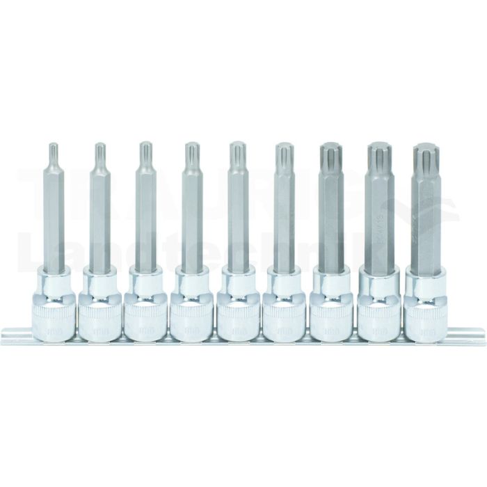 1/2" CHROME-Bit-Stecknuss RIBE Satz, 5-
