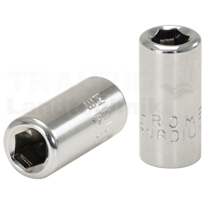 1/4" CHROMEplus® Bit-Adapter-Stecknuss