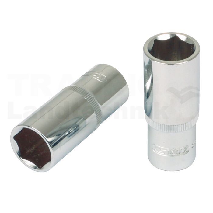1/4" CHROME+SK-Stecknuss, lg, 4mm