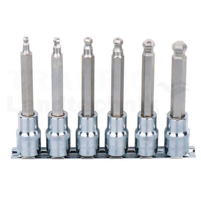 1/2" CHROME+Bit Stecknuss Satz InnenSK