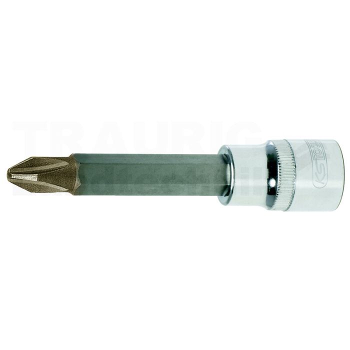 1/2" CHROME Bit-Stecknuss, lang, PH4
