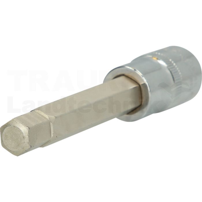 1/2" CHROMEplus Bit-Stecknuss Innensechskant, lang