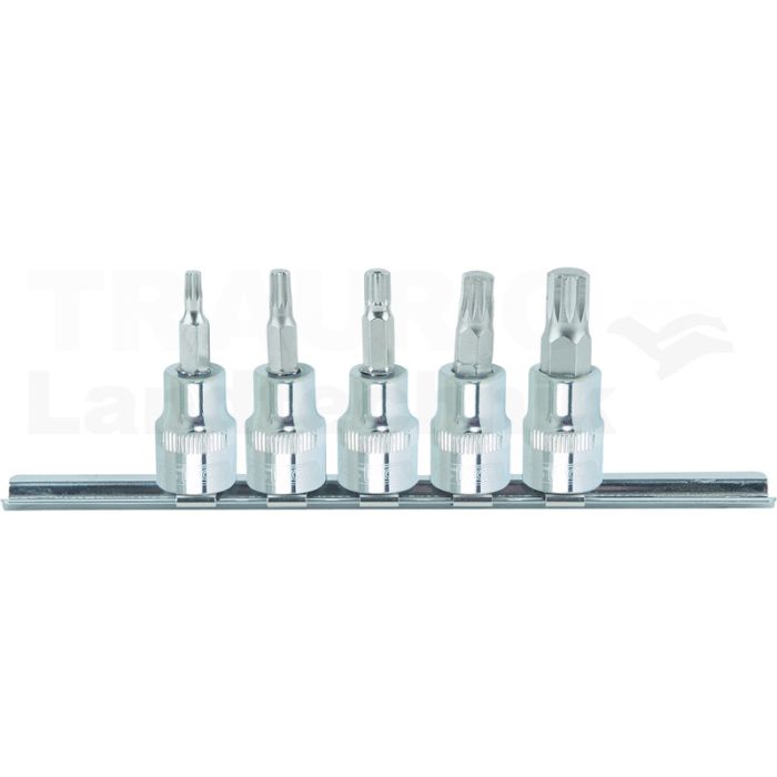 3/8"ChrE+Bit-Stecknuss f.XZN-Schr.Sat,5