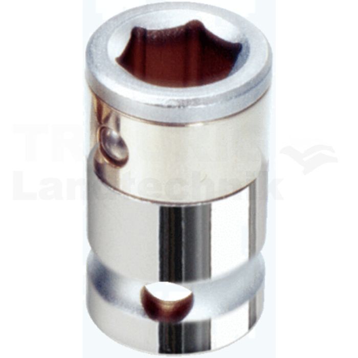 3/8" CHROME+Bit-Adapter Stecknuss