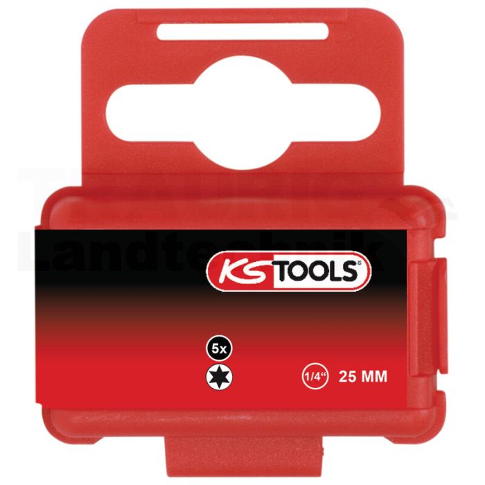 1/4" TORSIONpower Bit TX-Stern, 25mm, T7, 5er Pack