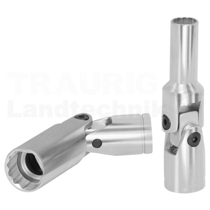 3/8" CHROMEplus® 12-kant-Stecknuss mit Gelenk, 11