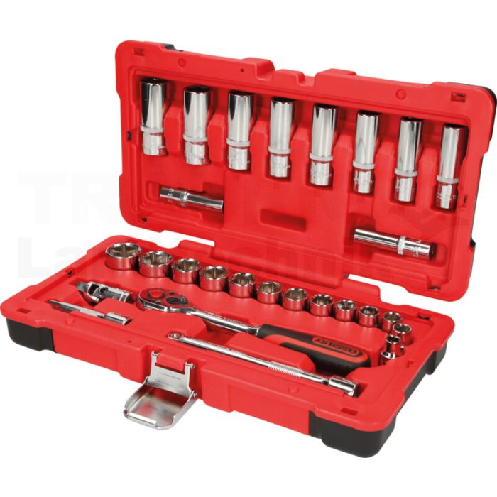 Steckschlüsselsatz 3/8", 27-tlg.