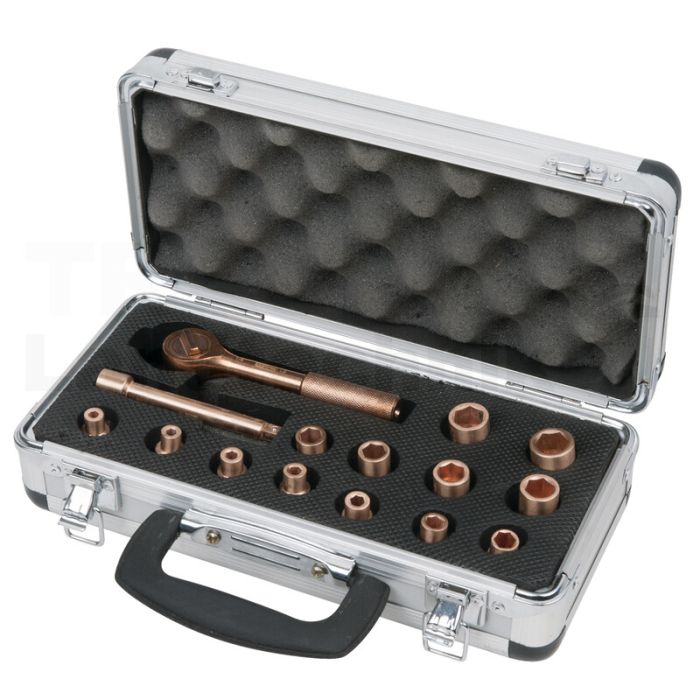BERYLLIUM Steckschlüssel-Satz 1/4" 16-tl