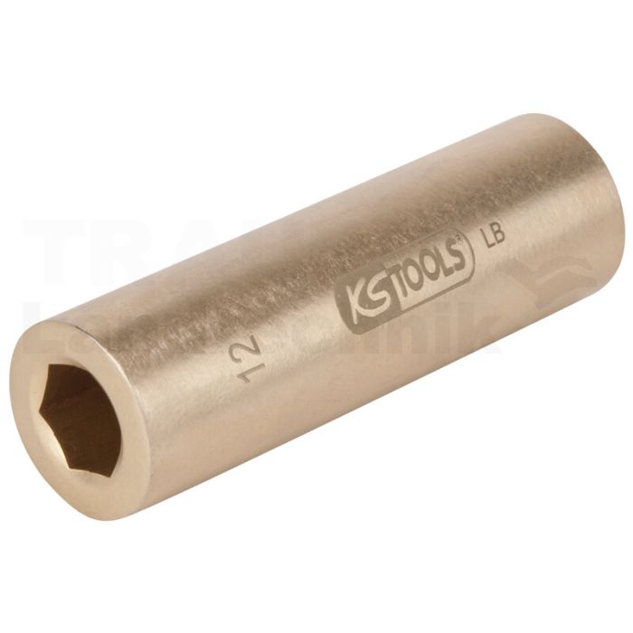 BRONZE Stecknuss 1/2" 34mm 6-kant lang