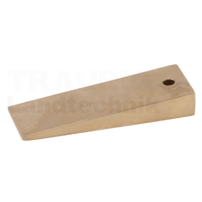 BRONZE Keil mit Loch 100x30x15 mm
