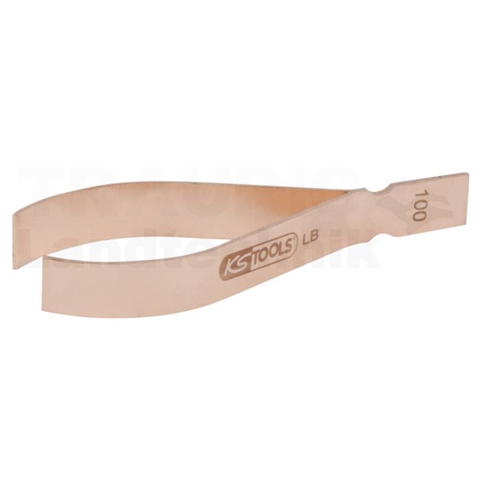 BRONZE Pinzette stumpf 100 mm