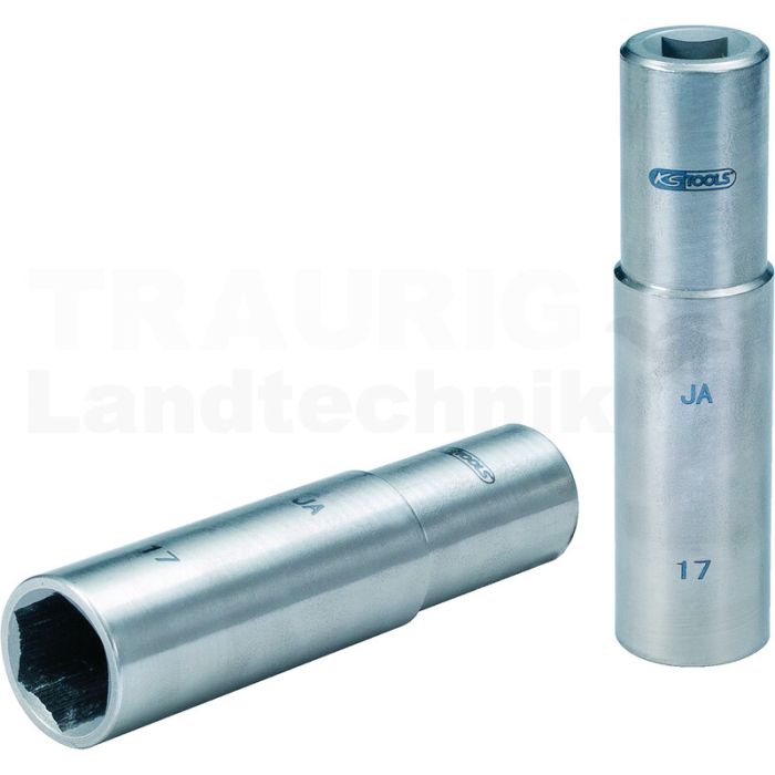 3/8" TITANplus Stecknuss, 17mm, lang