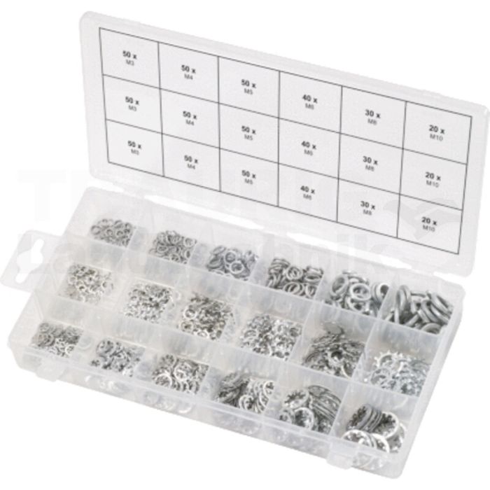 Sort. Federr,Zahnsch,DIN127,6797IA,720tl