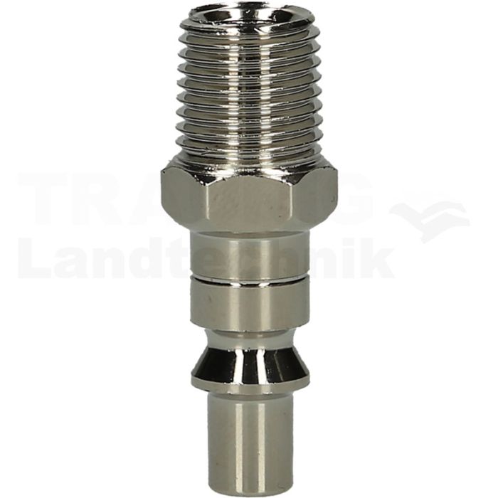 Metall-Stecknippel, 1/4"AG, 44mm