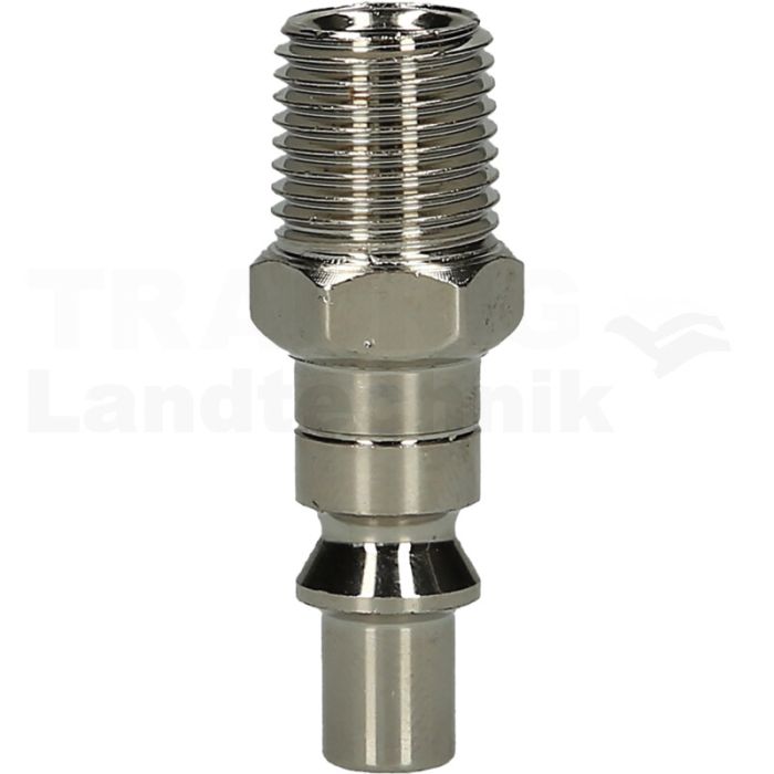 Metall-Stecknippel, 1/4"AG, 45mm