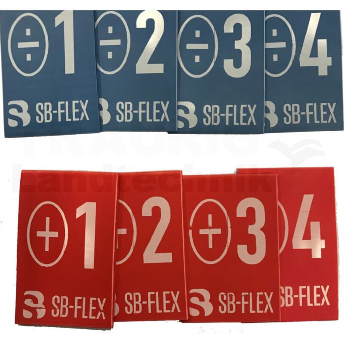 Schlauchkennzeichnung kit-8 Rot/blau