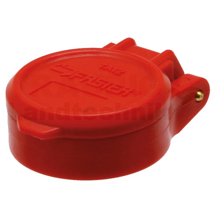 TA Klappdeckel 1/2" Rot