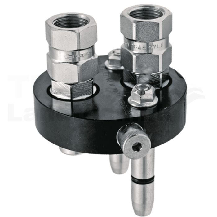 P206G Stecker IG 2x 1/2" BSP Zn-Ni