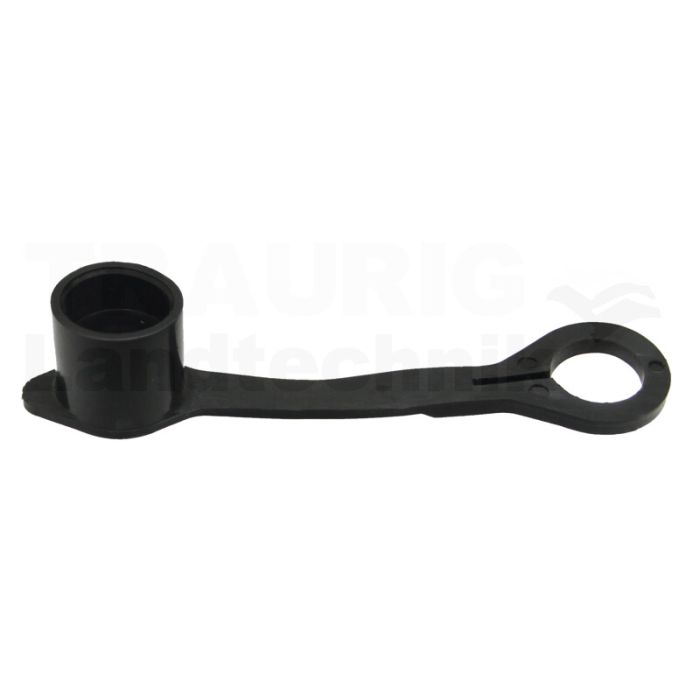 TFDF Staubkappe Stecker PVC DN06 Schwarz