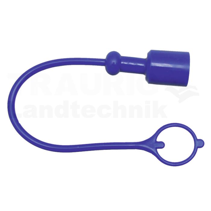 TF38 Staubkappe Stecker PVC DN10 Blau