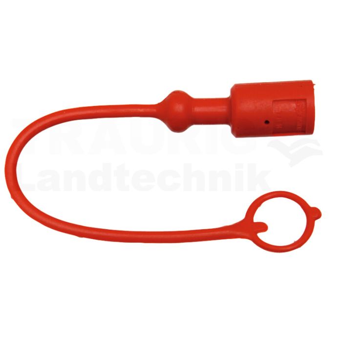 TFH38 Staubkappe Stecker  PVC DN10 Rot