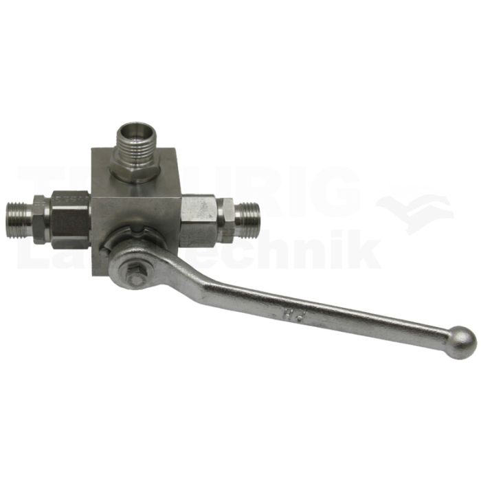 Kugelhahn BKH-3L V4A 15 L (M22x15)