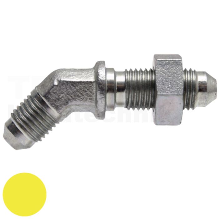 WSA 3/4 M-JIC x 3/4 M-JIC 45°