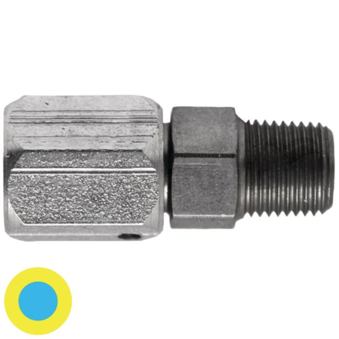 GA 3/4 FS-JIC x 1/2 M-NPT