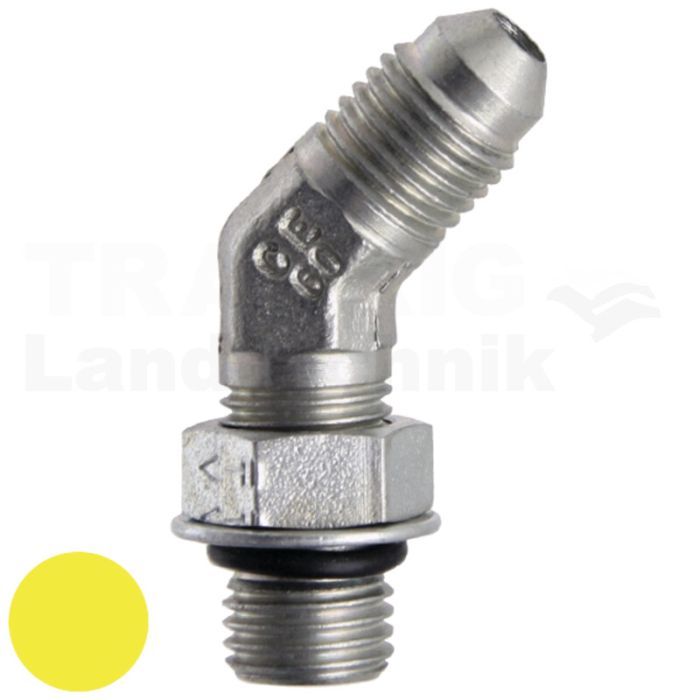 WAE 1.7/8 M-JIC x 1.7/8 M-UNF-WD 45°
