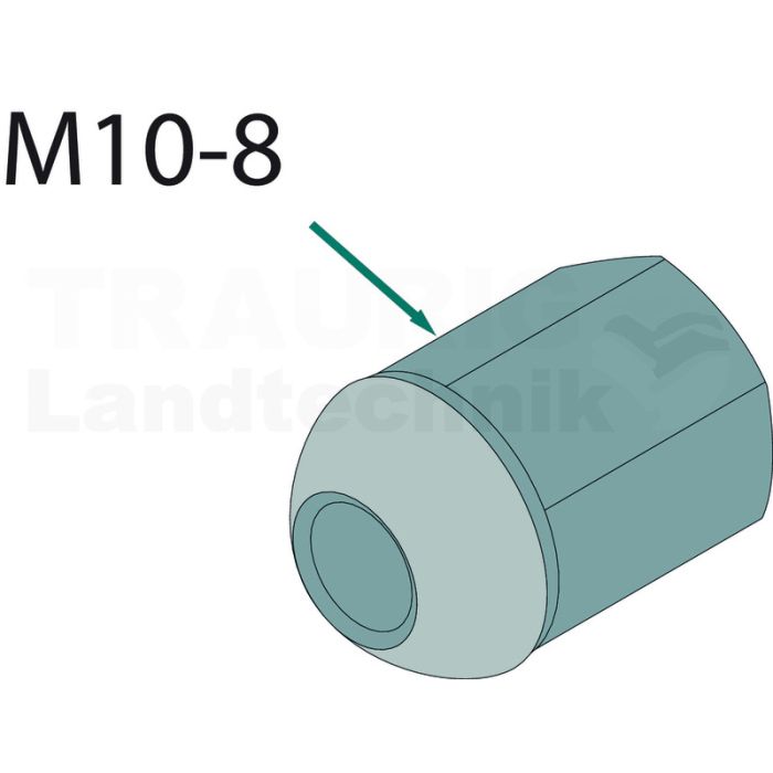 Kugelbundmutter M10-8 28 mm