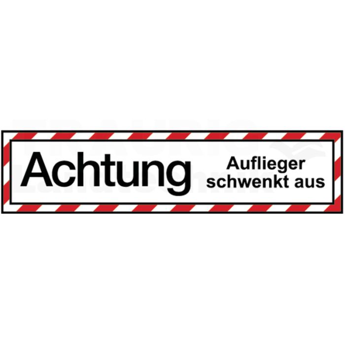 Auflieger schwenkt aus SK 200x800 Auflieger schwenkt aus SK 200x800