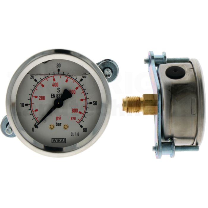 Manometer 60 bar Ø63 mm - 1/4"